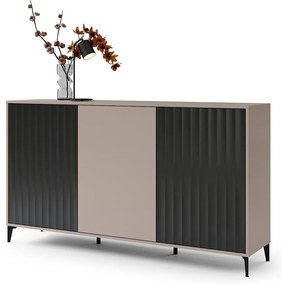 RONJA komód taupe/fekete