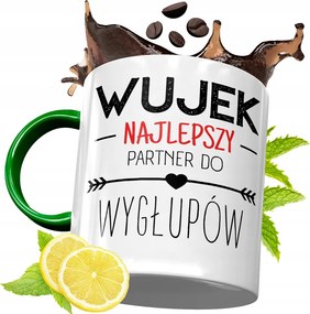 Zöld Bögre Nagybácsinak Tökéletes Ajándék fényképes nyomtatással