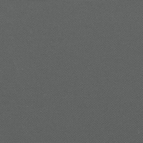 antracitszürke behúzható oldalsó napellenző 140 x 600 cm