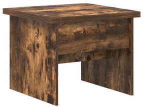 vidaXL Dohányzóasztal Füstölt tölgy 55 x 54,5 x 45 cm Faanyag