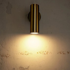 Milan bronzszínű falilámpa, magasság 17 cm - SULION