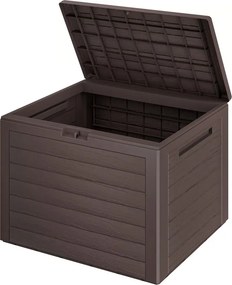 WOODEBOX tárolódoboz, 190L, 78x44x55cm, sötétbarna Prosperplast
