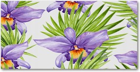 Fotó vászonkép edzett üveg Orchidea 140x70
