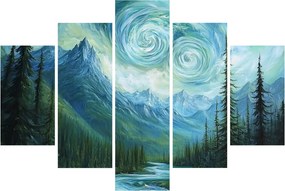 Kép - Táj Van Gogh érintésével (150x105 cm)