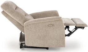 JAMAL elektromos relax fotel bézs