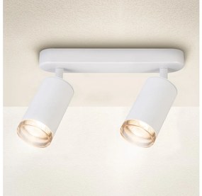 Brilagi Brilagi - FĂŒrdĆszobai spotlĂĄmpa SELE 2xGU10/30W/230V IP44 fehĂ©r BG1650