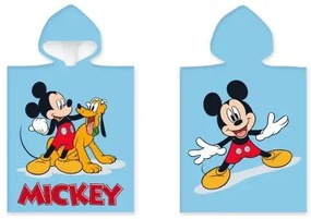 Disney Mickey, Pluto strand törölköző poncsó 50x100 cm