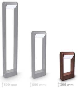 Brilagi - CROTONE kültéri LED-lámpa LED/7W/230V barna IP54 30 cm