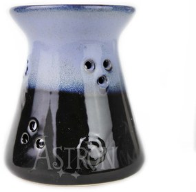 Rusztikus aromalámpa - Fekete virág 12 cm
