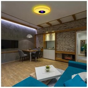 LED RGB Dimmelhető mennyezeti lámpa MAGIC DISCO LED/18W/230V + távirányító