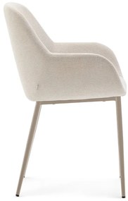Krémszínű étkezőszék Konna – Kave Home