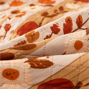 Ágytakaró PUMPKIN STRIPES, színes Méret: 170 x 210 cm