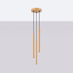 Sollux SL.1342 - Csillár zsinóron ARCHE 3xG9/8W/230V arany