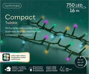 750 LED-es kültéri/beltéri lámpa Soft Multicolor programozóval 16m