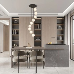 Sigma lighting modern függeszték piano fehér fekete sárgaréz sig33661