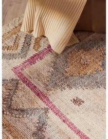 Krémszínű kézi szövésű juta futószőnyeg 80x200 cm Roya Imani – Elle Decoration