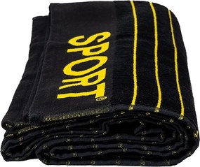 SPORT Strandtörölköző fekete 165x90cm