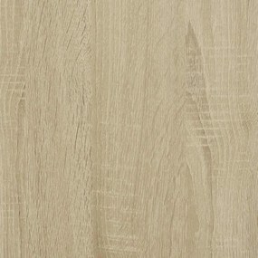 cipőpad Sonoma tölgy 60x40x53,5 cm Gépelt fa és fém