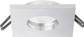 RENDL ASTOR SQ szálcsiszolt alumínium 230V GU10 50W IP65