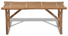 összecsukható bambusz kerti pad 118 cm