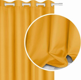 Viva kész függöny 140x250 mustársárga