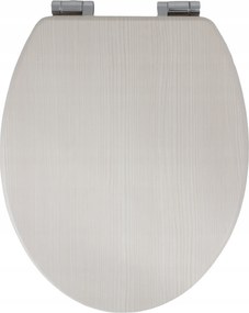 WC-ülőke Szabadon álló Univerzális Mdf Fa Fehér Tölgy