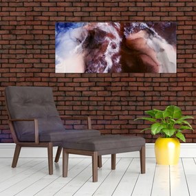 Kép - Lila márvány N⁰3 (120x50 cm)