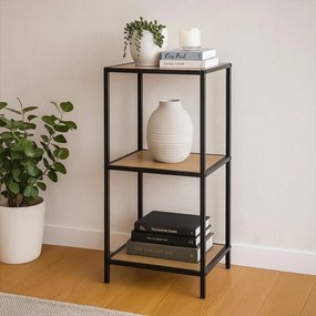 LOFTY Tower 3 OAK fém polc, 83 x 35 cm