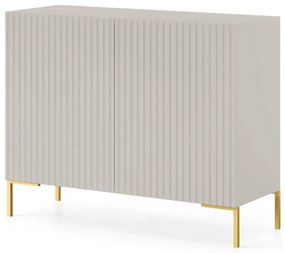 Szekrény Lamellito L3 (szürkés bézs + arany). 1099064
