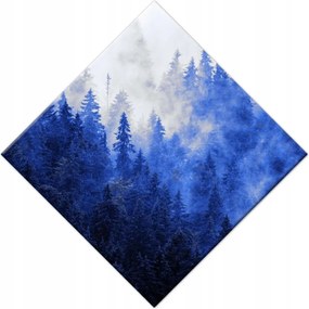 Vászonkép 56x56 Kék táj Hegyek