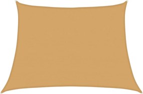 vidaXL világosszürke trapéz alakú HDPE napvitorla 160 g/m² 4/5 x 3 m