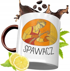 Bordó Bögre Hegesztőnek Születésnapi Ajándék fényképes nyomtatással