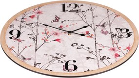 Falióra 58 cm átmérő MDF virágzó rét mintával