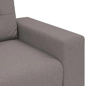 tópszínű szövet loveseat kanapé 140 cm
