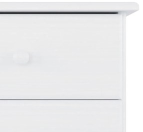 vidaXL ALTA fehér tömör fenyőfa éjjeliszekrény 41x35x41 cm