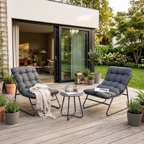 Szék BARI fekete bársony