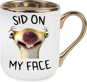 vicces Bögre Elegant Arany Sid On My Face Születésnapi Ajándék Csomagolás