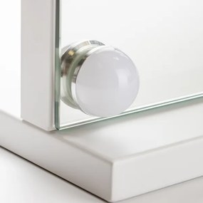 Brilagi - HOLLYWOOD LED smink tükör, állítható fény, 15W, 230V, 3000-6500K