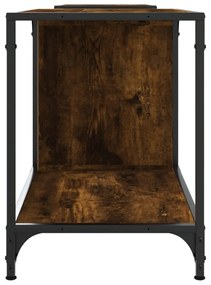 füstös tölgy színű szerelt fa TV szekrény 203 x 37 x 50 cm