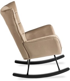 Hintafotel Bézs Bársony Kárpittal. JACKSON