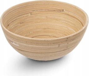 Bambusz tál Fa Konyhai tál Gyümölcs Snack 14 cm