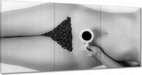 Vászonkép 60x30 Először a kávé