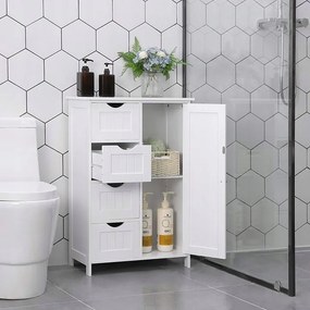 Fürdőszoba szekrény Lamare (fehér). Akció -20%. 1121549