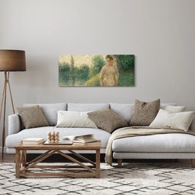 Kép - Camille Pissarro, The Bather, reprodukciók (120x50 cm)
