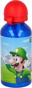 Super Mario Mushroom Kingdom alumínium kulacs ivókupakkal 400 ml
