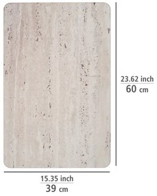 Világosbarna kovaföld fürdőszobai kilépő 39x60 cm Puna – Wenko