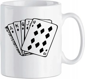 Póker bögre Kártyatartó Kerámia 330 ml