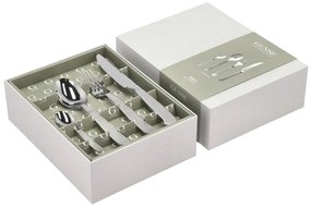 Ezüstszínű rozsdamentes acél evőeszköz készlet 16 db-os Rejka – Gense