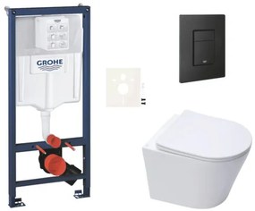 Fali WC szett SAT Infinitio előtétfalas szereléshez SIKOGRSIN10EKF0