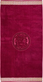 POSEIDON Strandtörölköző bordó 165x90cm